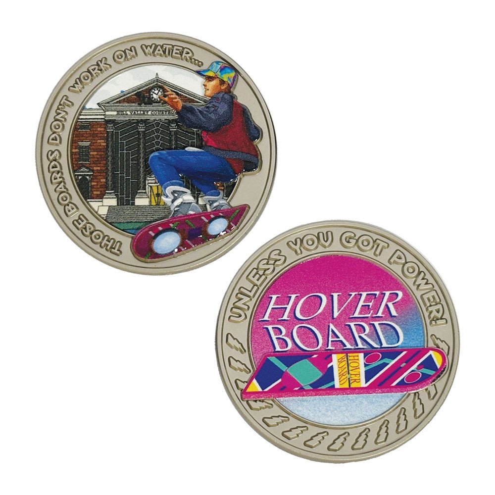 【予約商品】 BACK TO THE FUTURE バックトゥザフューチャー (劇場公開 40周年 ) - Hoverboard Coin / 世界限定5,000枚 / コイン - PGS